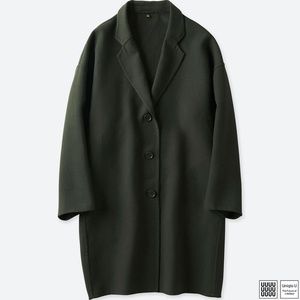 Uniqlo u double face wool blend coat